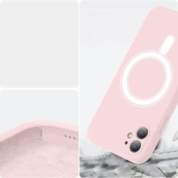 СИЛИКОНОВЫЙ ЧЕХОЛ MAGSAFE С ЗАЩИТОЙ КАМЕРЫ ДЛЯ IPHONE 11 ЦВЕТОВ + СТЕКЛО