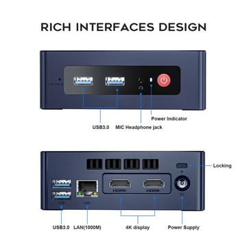 Горячие продажи Beelink MINI S Windows Mini PC Intel Celeron N5095