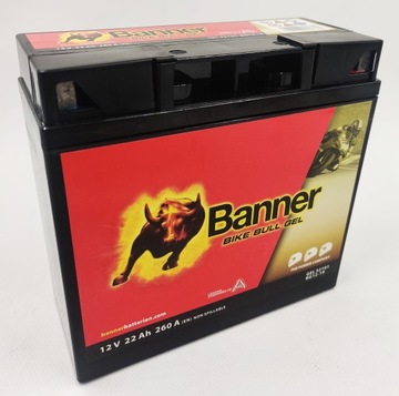 BANNER BIKE BULL GEL 12V 22Ah 260A BMW 52101