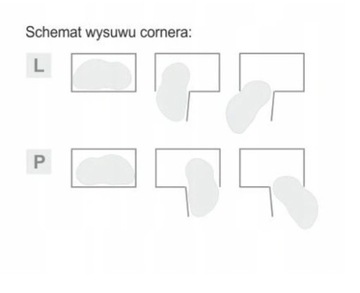 Полка угловая Optima 900/500 угловая, круиз белый