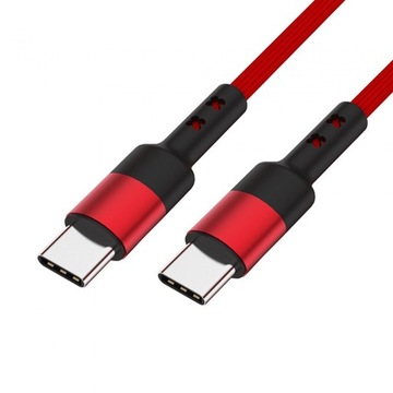 Кабель передачи данных 2xUSB C 60 Вт 3 А Смазка для кабеля быстрой зарядки