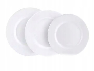 Обеденная тарелка 24 см белого цвета каждый день Luminarc