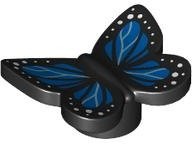LEGO Zwierzęta 80674pb03 Motyl Motylek Czarny 6435109 Nowy
