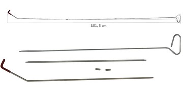Profesjonalny Zestaw awaryjnego otwierania drzwi samochodu Otwieranie Auta
