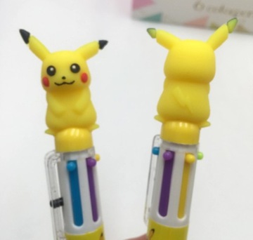 Ручки POKÉMON PIKACHU, разноцветные, с фигуркой PIKACHU, 1 шт!