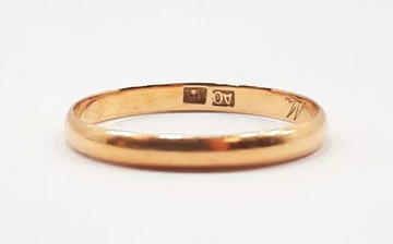 ZŁOTA OBRĄCZKA 1,44 GRAM PR.585 ROZM.22