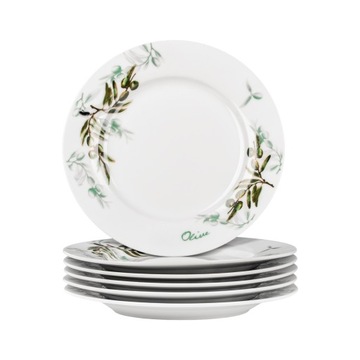 SERWIS OBIADOWY KOMPLET TALERZY 18EL. ZASTAWA OBIADOWA ZESTAW NA 6 OSÓB