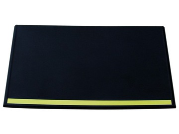 blacha przed kominek czarny-mat 100x60cm +mosiądz