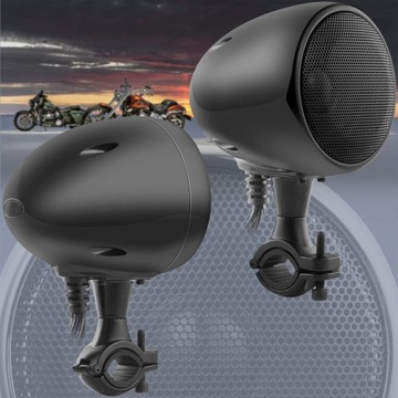 Аудиосистема для мотоцикла, 4-дюймовые водонепроницаемые стереодинамики Bluetooth