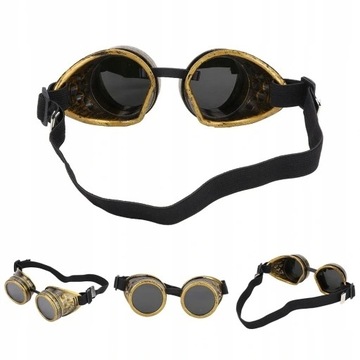 OKULARY VINTAGE STEAMPUNK GOGLE