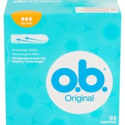 OB Tampony Oryginal Normal 64 SZTUKI O.B. 64 szt Tampony Higieniczne