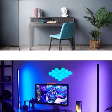 ТОРШЕР 72 LED RGB УГЛОВОЙ APKA + ПУЛЬТ ДИСТАНЦИОННОГО УПРАВЛЕНИЯ 126см