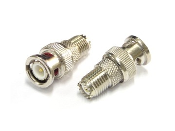 Wtyk BNC na gniazdo UHF mini przejście