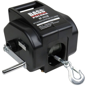 БАСОВАЯ ЭЛЕКТРИЧЕСКАЯ ЛЕБЕДКА КРЮК МУФТА ДИСТАНЦИОННАЯ 12В