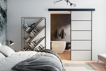 Двери раздвижные настенные ARTI PLUS 80