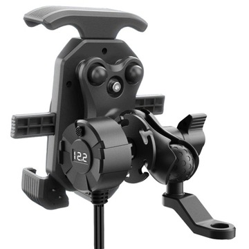 USB индукционное зарядное устройство мотоцикл держатель телефона Держатель Двигатель Двигатель вибрации