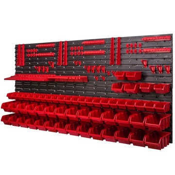 Держатели для инструментов на стене гаража 172х78см.