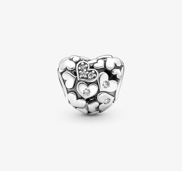 Pandora Charms Ażurowe Lśniące Serce 791061C01