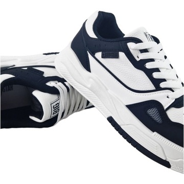 sportowe Buty Damskie Big Star biało czarne sneakersy Trampki NN274669 38