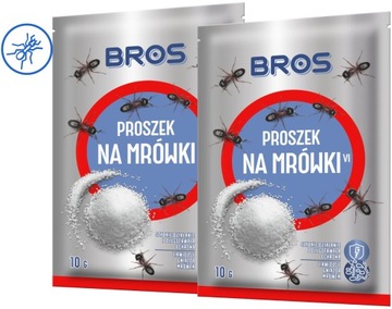 BROS Proszek na Mrówki Uniwersalny Preparat Likwidujący Mrówki Gniazda 20g