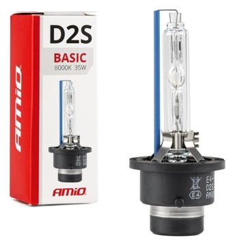 Żarnik Żarówka Xenon D2S AMiO Basic 85V 35W 8000K + Alkotest jednorazowy