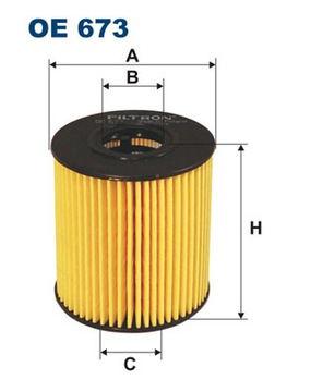 FILTRON OE 673 FILTR OLEJE + 3 JINÉ PRODUKTY