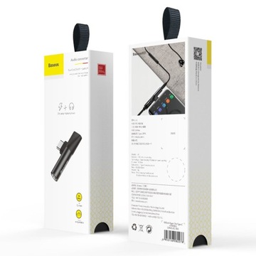 BASEUS Adapter Przejściówka USB-C 3,5mm Mini Jack