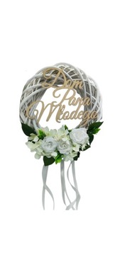 6. WIANEK NA DRZWI DOM PANA MŁODEGO DEKORACJA WESELNA WIANKI WESELE