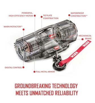 WARN AXON 35-S ЛЕБЕДКА ДЛЯ квадроцикла