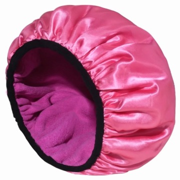 Shower Cap Terry Cloth Lined EVA Exterior Reu