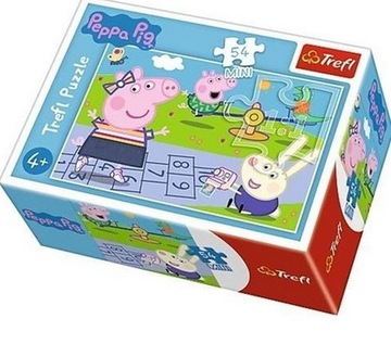 Puzzle 54 mini Wesoły dzień Świnki Peppy 3 TREFL