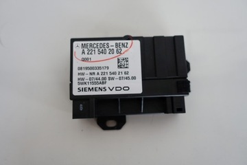 MERCEDES MODUL PUMPY PALIVA ŘÍZENÍ 2215402062 RELÉ W204 W221