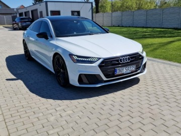 Audi A7 C8 Sportback 3.0 55 TFSI 340KM 2021 Audi A7 Sportback 3.0tfsi 340KM Mod.2022 Biała, zdjęcie 8