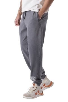 EVERLAST spodnie męskie sportowe bawełniane r. 3XL szare