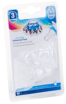 Smoczek Canpol babies silikon 12 m +