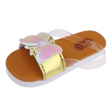 Fashion 1/3 Ball Jointed Girl Doll Sandals Gold