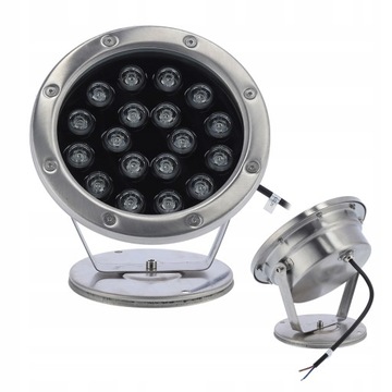 ПОДВОДНЫЙ ФОНТАН СВЕТ RGB LED ЛАМПА 18Вт 12В
