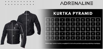 КУРТКА МУЖСКАЯ ТЕКСТИЛЬНАЯ МОТОЦИКЛОВАЯ ADRENALINE PYRAMID 2.0 PPE ЧЕРНАЯ XL
