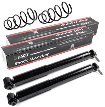 AMORTYZATORY SPRĘŻYNY WZMOCNIONE TYŁ MEGANE II 2