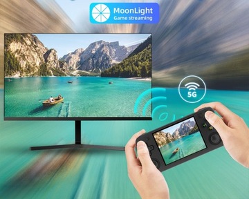 Портативная мобильная игровая консоль в стиле ретро Anbernic RG35XX H 64 ГБ IPS, черная