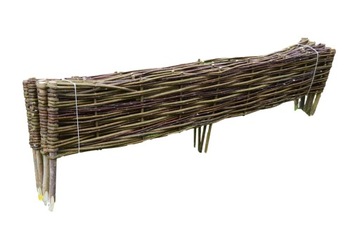 Obrzeże ogrodowe PALISADA płotek wiklinowy 120x20