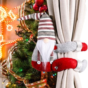РОЖДЕСТВЕНСКИЙ гном, Дед Мороз, гном, большой, XXL, ДЛЯ ШТОР