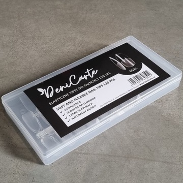 ГИБКИЕ ПРОЗРАЧНЫЕ НАСАДКИ 120ШТ, ОВАЛЬНЫЕ