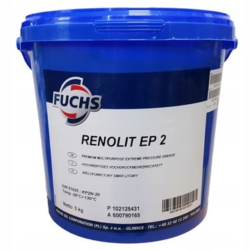 FUCHS TAWOT SMAR RENOLIT EP 2 EP2 5KG