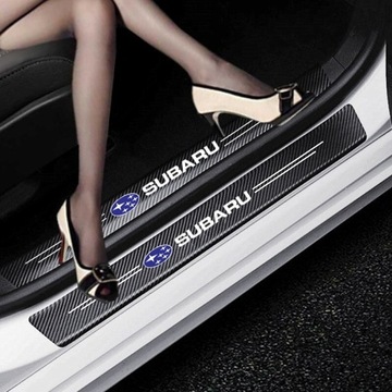 SUBARU-Наклейки на пороги с логотипом, доставка в течение 24 часов.