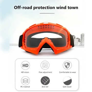 Gogle Motocyklowe, gogle do kasku