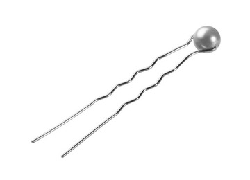 Kokówka karbowana z perełką białą 6,5 cm 50 szt