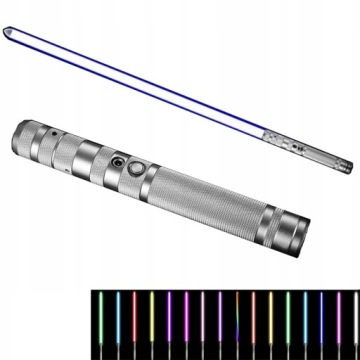 Меч Світловий LED RGB Світний Іграшка Металева Рукоятка 16 Кольорів 77 см