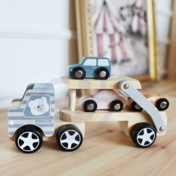НАБОР ДЕРЕВЯННОЙ ИГРУШКИ ГРУЗОВИК АВТОМОБИЛЬ VIGA PolarB ИДЕАЛЬНО ДЛЯ ПОДАРКА