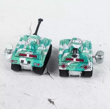 ИГРУШЕЧНЫЙ ТАНК, ЗАВОДНАЯ МЕТАЛЛИЧЕСКАЯ МОДЕЛЬ С КЛЮЧОМ